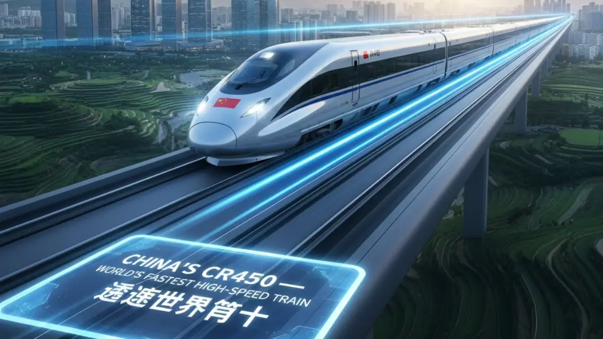 China’s CR450 World’s Fastest Bullet Train Unveiled