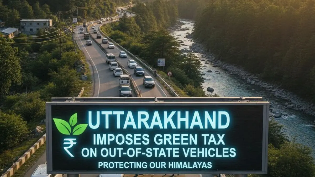 Uttarakhand to Levy Green Tax on Out-of-State Vehicles