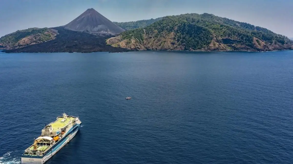 Vessel 'Sindhu' Launches Historic Voyage to Barren Island