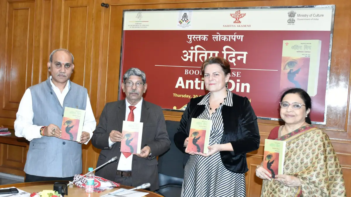 Sahitya Akademi Launches Hindi Edition of Lithuanian Novel “The Last Day” as “Antim Din”