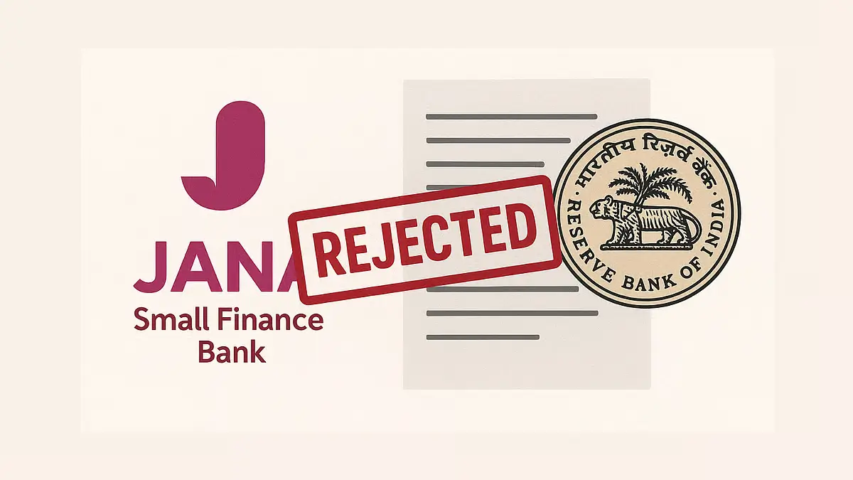 RBI Returns Jana Small Finance Bank’s Application for Universal Bank Licence