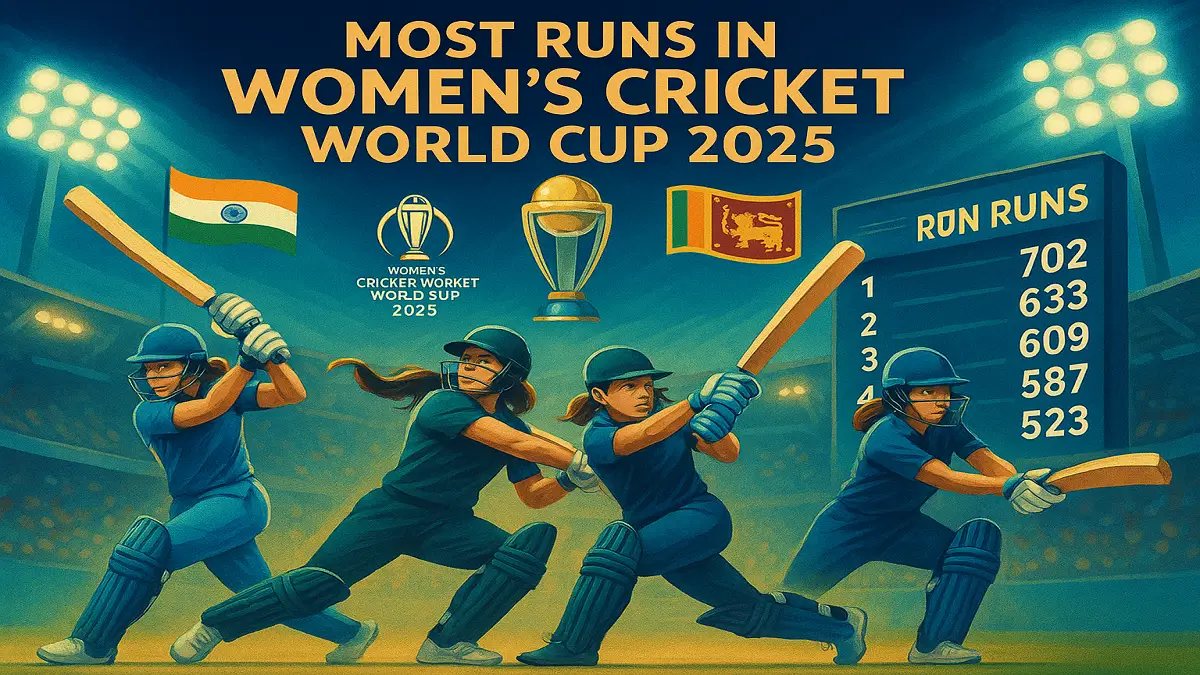 List of Top Run-Scorers in ICC Women’s World Cup 2025 (as of November 1)