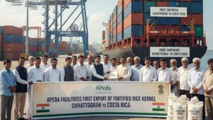 India Exports Fortified Rice to Costa Rica