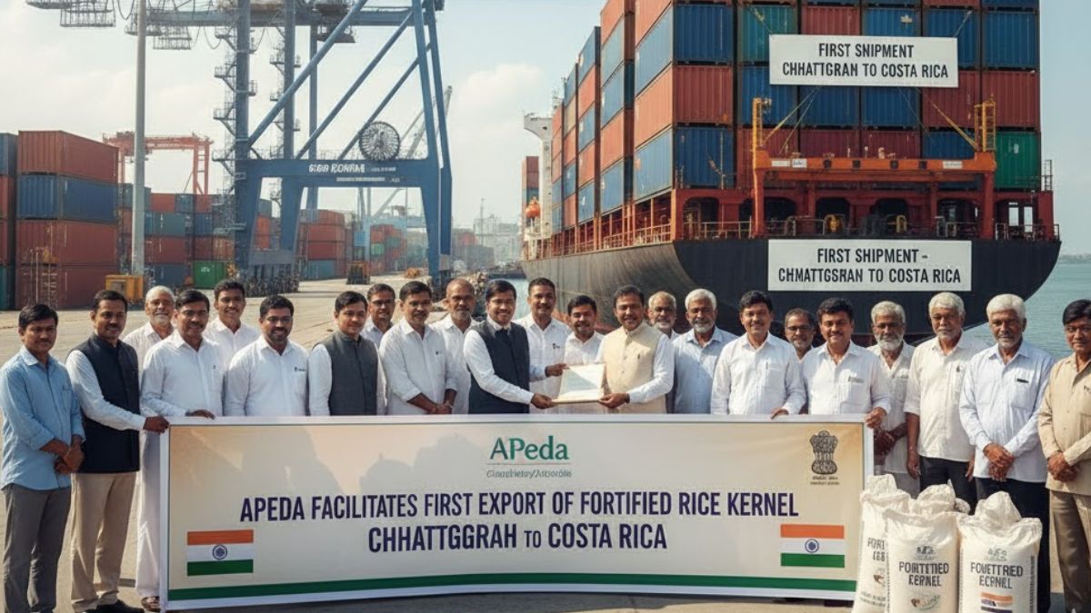 India Exports Fortified Rice to Costa Rica