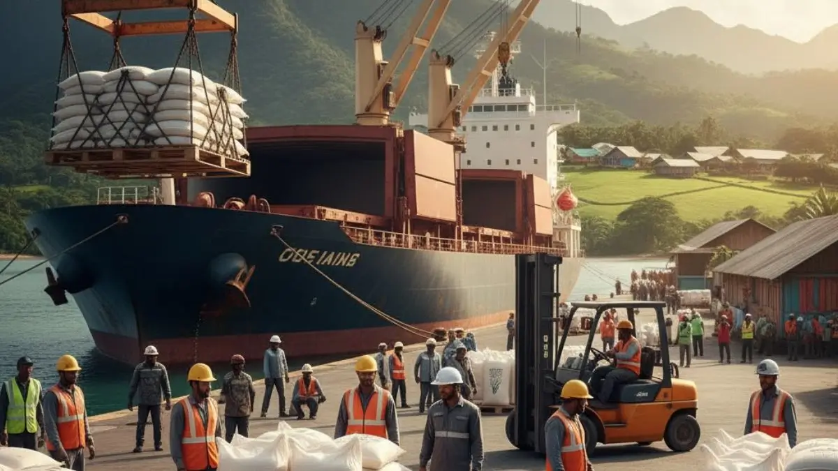 India Exports Fortified Rice from Chhattisgarh to PNG