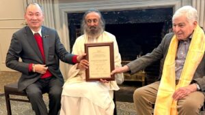 Gurudev Sri Sri Ravi Shankar Awarded World Leader for Peace and Security 2025