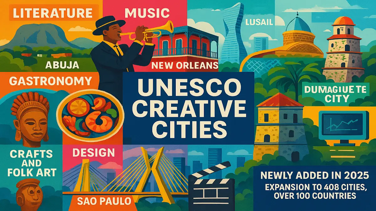 UNESCO Creative Cities Network 2025 New Members List (Updated)