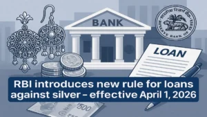 What is the new RBI rule about loan against silver?