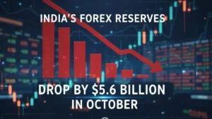 India’s Forex Reserves Drop by $5.6 Billion in October