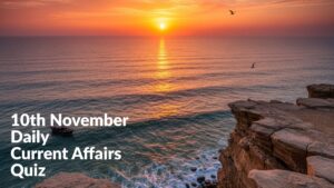 Daily Current Affairs Quiz 10th November, 2025