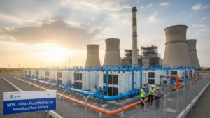 India Unveils First MWh-Scale Vanadium Flow Battery at NTPC NETRA