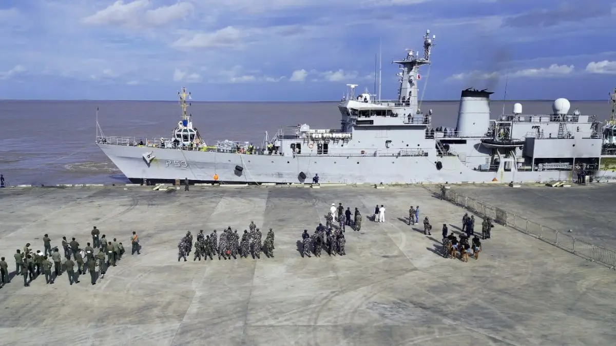 INS Savitri Arrives in Mozambique For India–Mozambique Maritime Cooperation