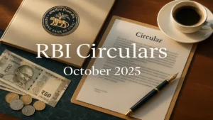 RBI Circulars Notifications And Updates from October 2025