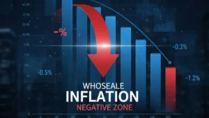 Wholesale Inflation Falls Further into Negative Zone