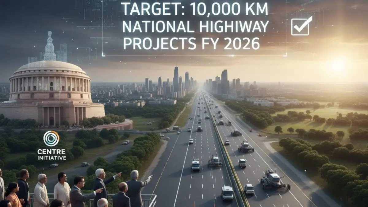 Centre Targets Awarding 10,000 km of National Highway Projects in FY 2026