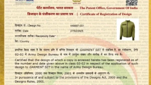 New Digital Combat Coat Secures IPR, Marking Defence Design Breakthrough