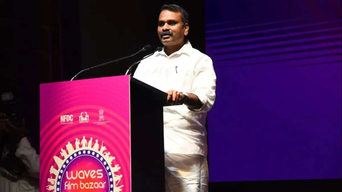 Dr L Murugan Inaugurates WAVES Film Bazaar 2025 at IFFI Goa