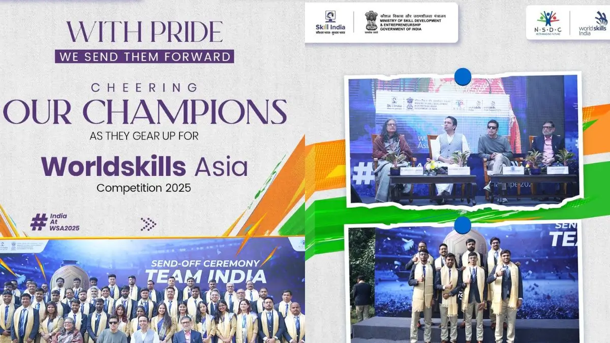 India Debuts at WorldSkills Asia 2025 with 23-Member Contingent