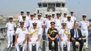 India’s First Mahe-Class ASW Shallow Water Craft Joins Western Naval Command