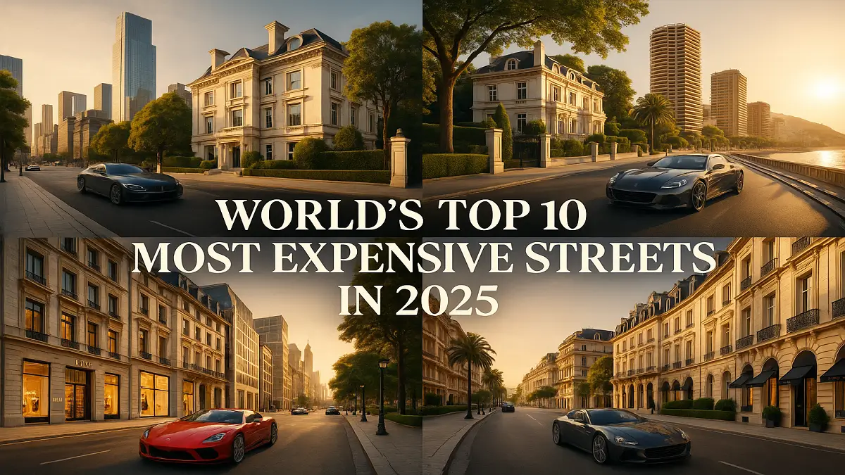 World’s Top 10 Most Expensive Streets In 2025