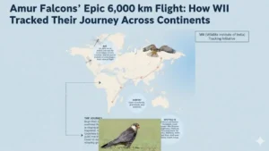 Amur Falcons’ Epic 6,000 km Flight How WII Tracked Their Journey Across Continents
