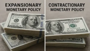 Expansionary Monetary Policy vs Contractionary Monetary Policy: Meaning, Differences & Easy Explanation