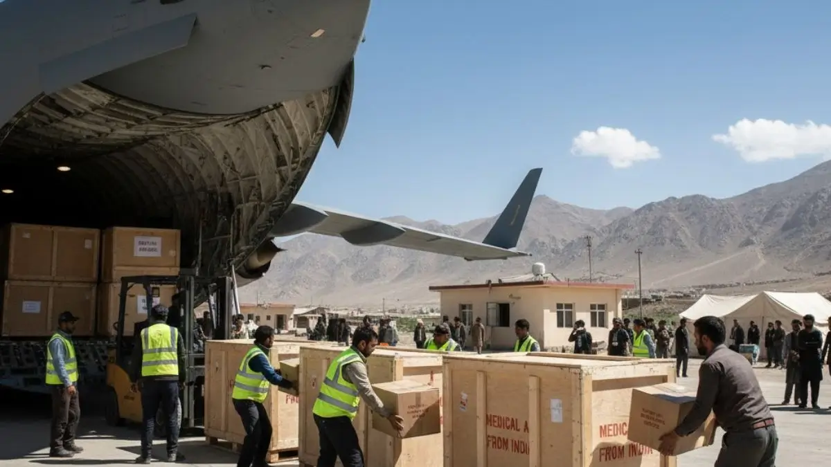 India Delivers 73 Tonnes of Medicines & Vaccines to Support Afghanistan’s Healthcare