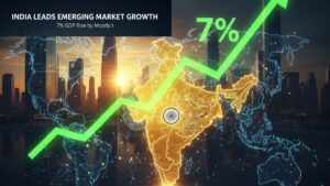 India to Lead Emerging Market Growth with 7% GDP Rise in 2025 Moody’s