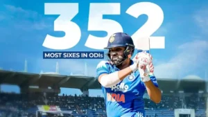 Rohit Sharma Writes History with Most Sixes in ODI Cricket