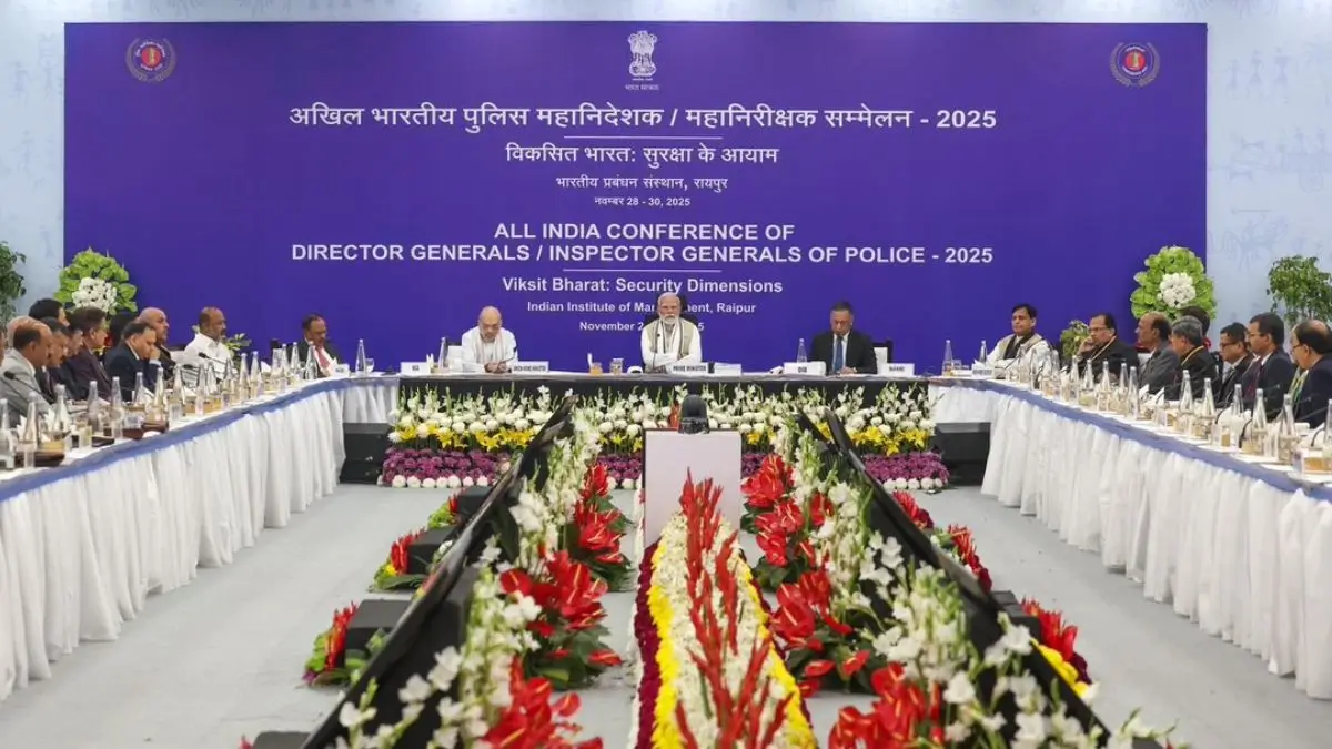 PM Modi Chairs 60th DGP–IGP Conference in Raipur