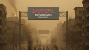 Ghaziabad Becomes India’s Most Polluted City in November 2025 CREA Report