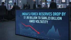 India’s Forex Reserves Drop by $1.88 Billion to $686.23 Billion Amid Volatility