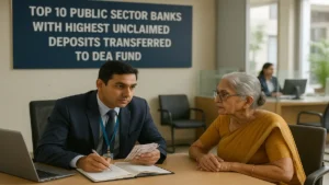 Top 10 Public Sector Banks with Highest Unclaimed Deposits Transferred to DEA Fund