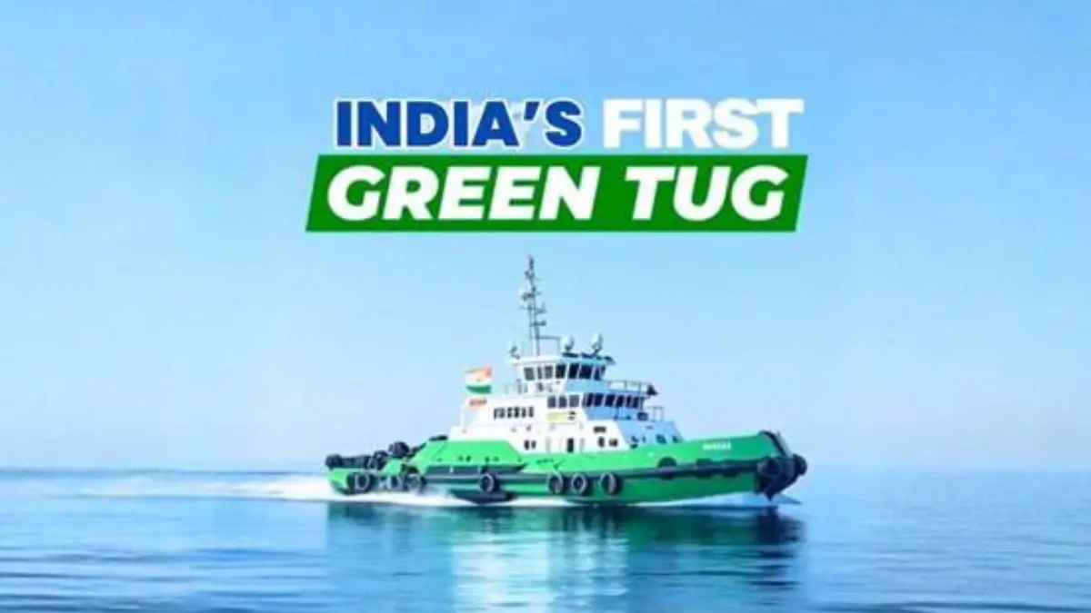 Union Minister Sarbananda Sonowal Unveils India’s First Zero-Emission Electric Tug Project