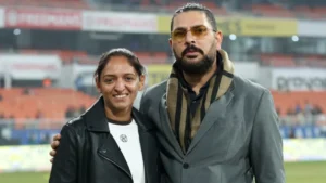 Yuvraj Singh and Harmanpreet Kaur Honoured with Stadium Stands at Mullanpur Stadium