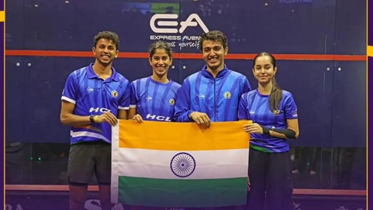 India Crowned Champion of WSF Squash World Cup for the First Time