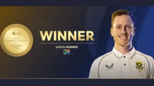 Simon Harmer Named ICC Men’s Player of the Month for November 2025
