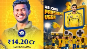 Prashant Veer and Kartik Sharma Become Joint Most Expensive Uncapped Players