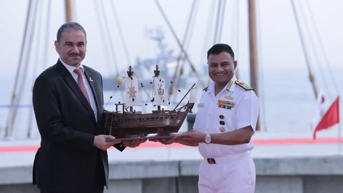 INSV Kaundinya Begins Maiden Voyage to Oman