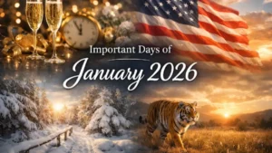 Important Days of January 2026, Check the List of National and International Events