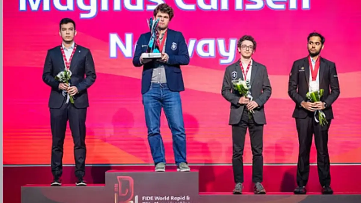 Carlsen's Golden Comeback, Erigaisi's Bronze Brilliance at Blitz Worlds