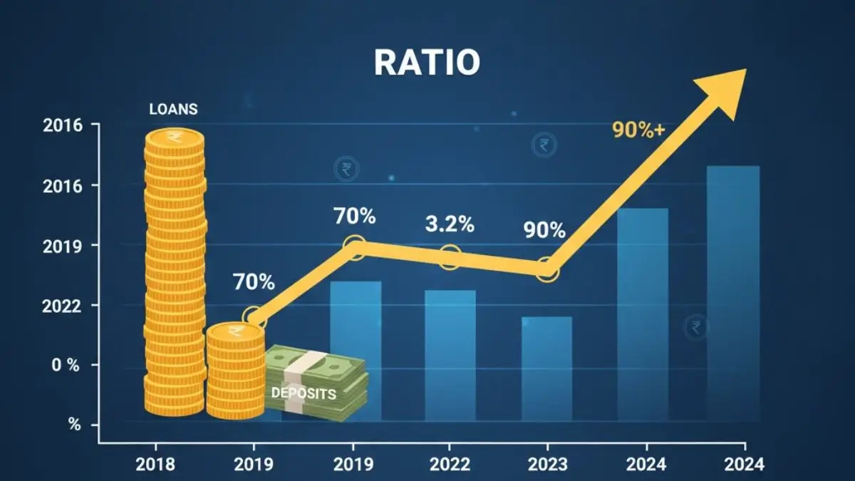 Rising Loan-to-Deposit Ratios Put Pressure on Indian Banks