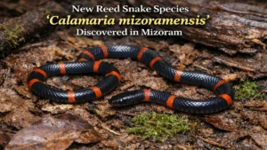 New Reed Snake Species 'Calamaria mizoramensis' Discovered in Mizoram