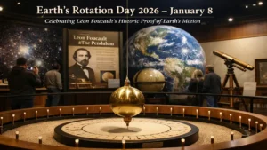 Earth's Rotation Day 2026 – January 8: Celebrating Léon Foucault's Historic Proof of Earth's Motion