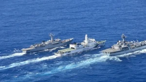 Indian Navy's 1TS Begins Long-Range Training Deployment to Southeast Asia