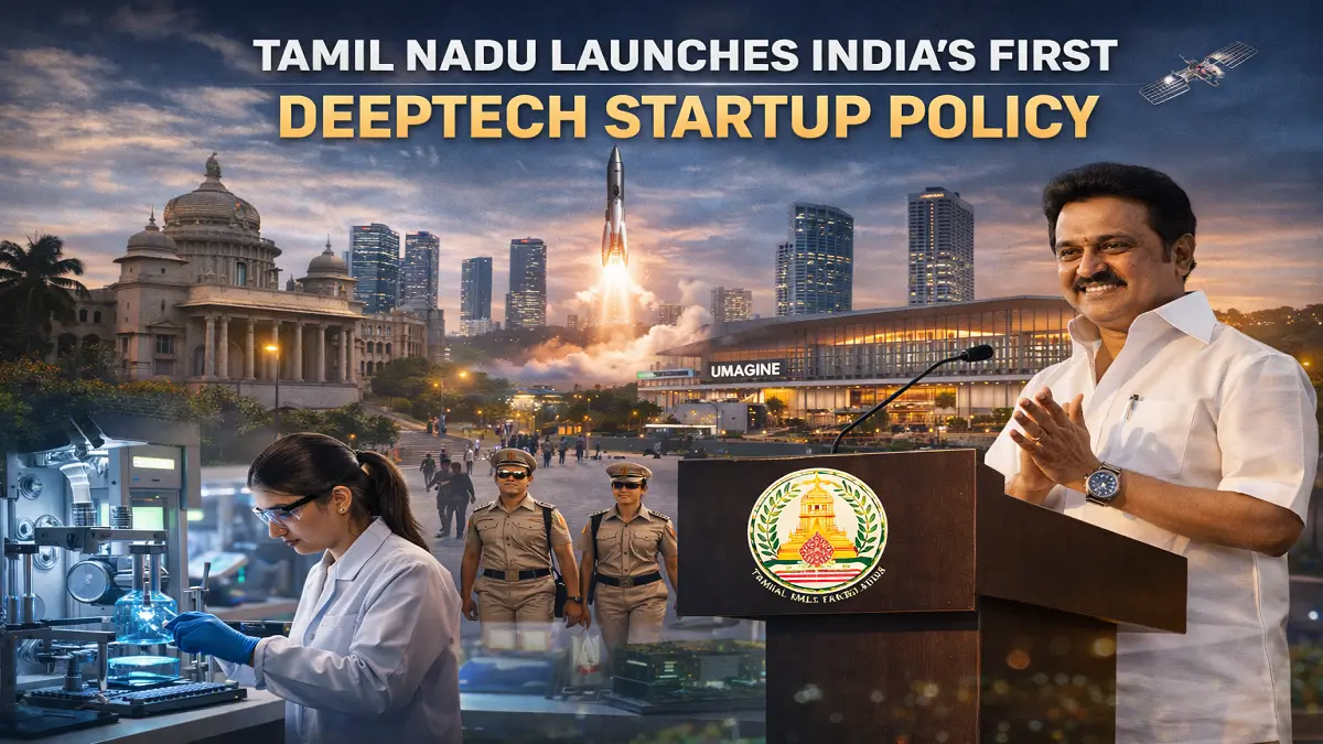 Tamil Nadu Launches India’s First Deeptech Startup Policy