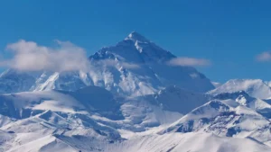 Which Mountain is known as the Majestic Peak of Asia?