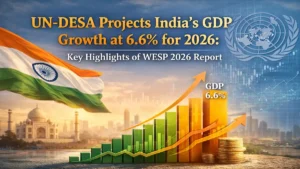 UN-DESA Projects India’s GDP Growth at 6.6% for 2026: Key Highlights of WESP 2026 Report