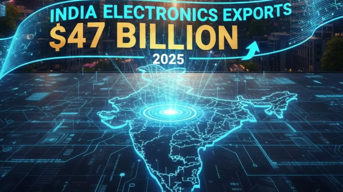 India's Electronics Exports Cross $47 Billion in 2025