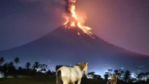 Tropical Storm Nokaen Raises Lahar Threat Near Philippines’ Mayon Volcano